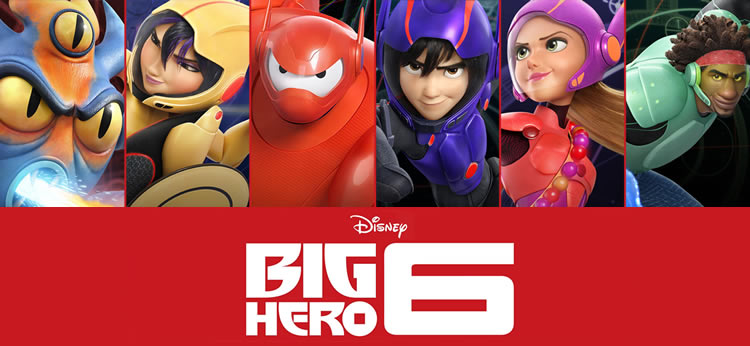 ¿Qué personaje de Big Hero 6 es tu favorito?