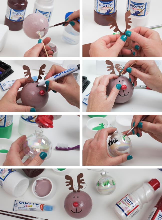 Manualidad: Creamos unas bonitas bolas de Navidad DIY