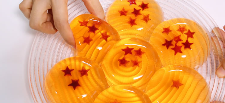 Dragon Balls de gelatina