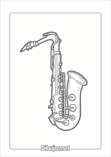 10 Dibujos de Instrumentos Musicales para imprimir y colorear 