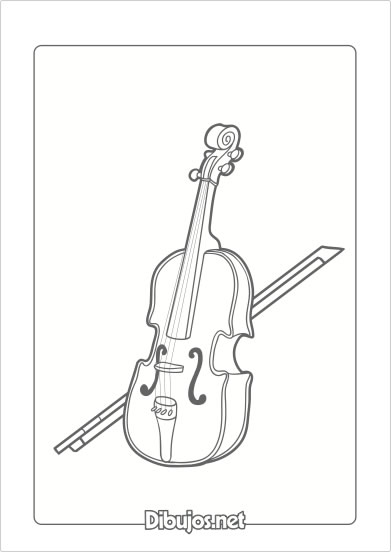 Dibujos de Instrumentos Musicales para imprimir y - Dibujos.net