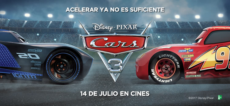  ‘Cars 3’ lo último de Disney-Pixar calienta motores para su estreno el próximo 14 de Julio