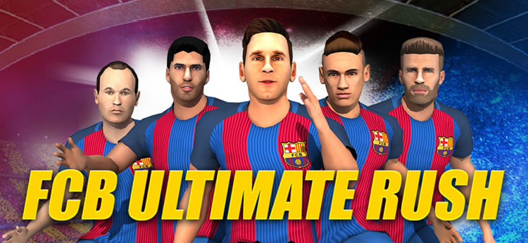 Juega online al nuevo juego FC Barcelona Ultimate Rush en paisdelosjuegos.es