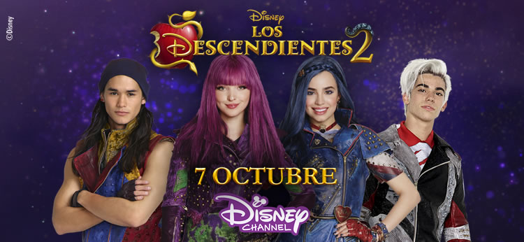 Los Descendientes 2 se estrenará en Disney Channel este próximo 7 de Octubre 
