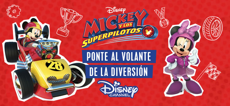 Mickey y los Superpilotos todos los días en Disney Channel
