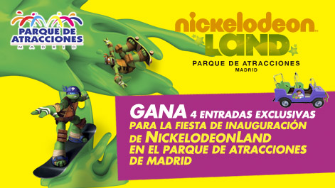 Nickelodeon Land en el Parque de Atracciones de Madrid