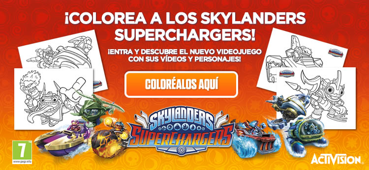 ¡Pilota los Skylanders Superchargers para detener al malvado Kaos!