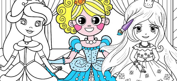 Top 10 mejores dibujos de Princesas para colorear