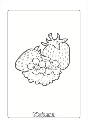 10 Dibujos De Frutas Para Imprimir Y Colorear Dibujosnet