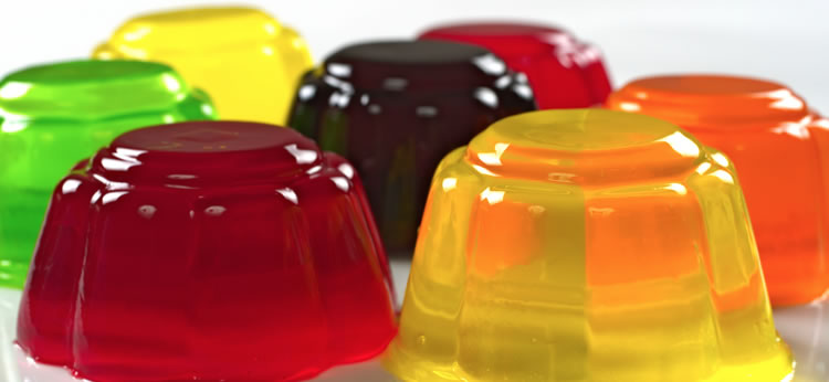 Figuritas de gelatina de colores