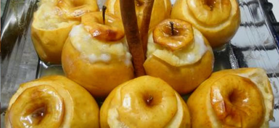 Manzanas asadas al horno