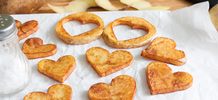 Patatas fritas de San Valentín