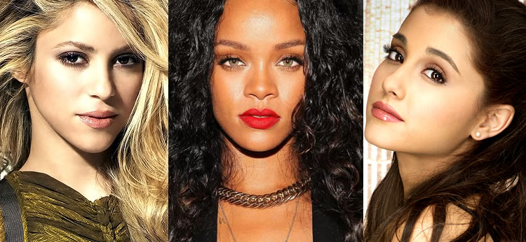 Shakira, Rihanna o Ariana Grande. ¿Qué cantante sería tu alma gemela?